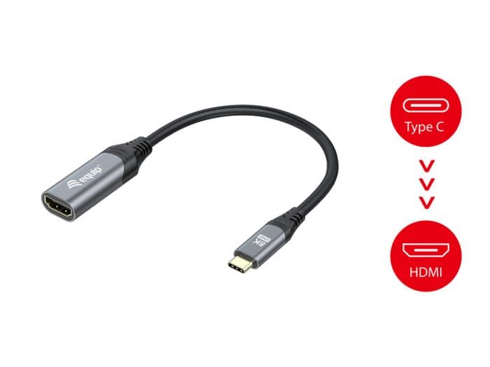 EQUIP ADAPTADOR USB-C PARA HDMI 2.1 8K/30Hz — miniatura 2