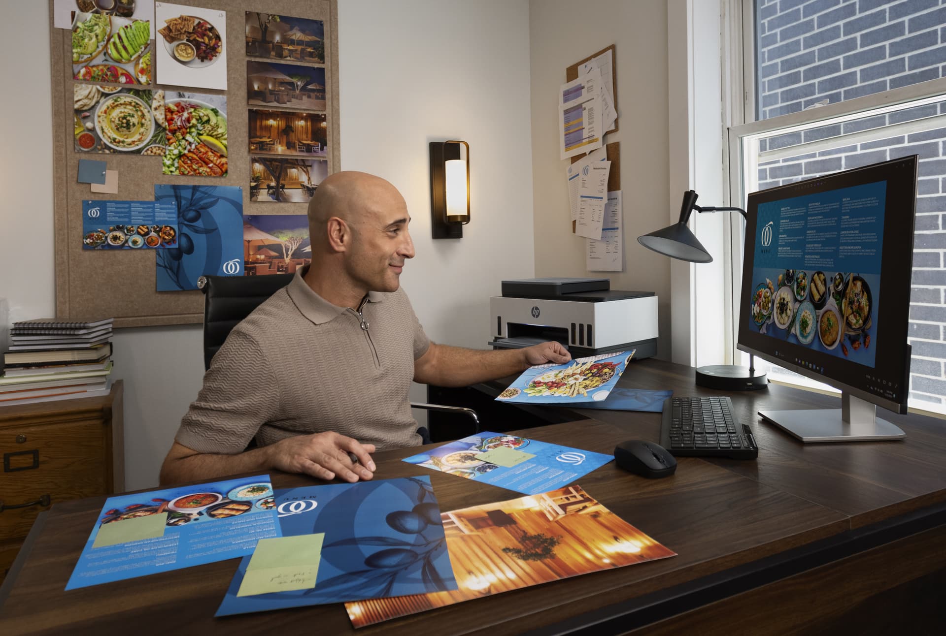 HP Smart Tank 7606 Sem fios All-in-One Cor Impressora, Impressão frente e verso; Copiadora, scanner — miniatura 4