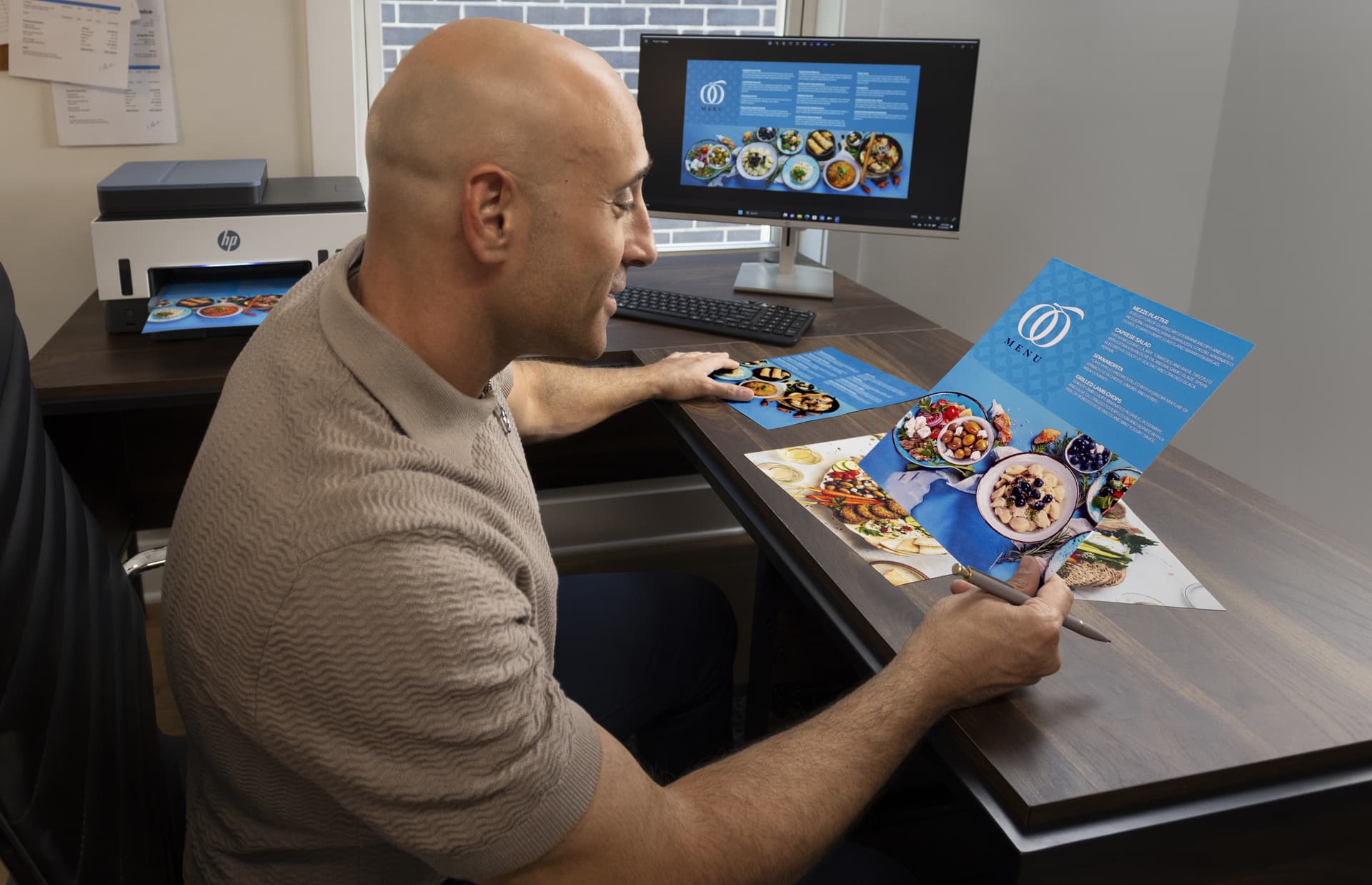 HP Smart Tank 7606 Sem fios All-in-One Cor Impressora, Impressão frente e verso; Copiadora, scanner — miniatura 5