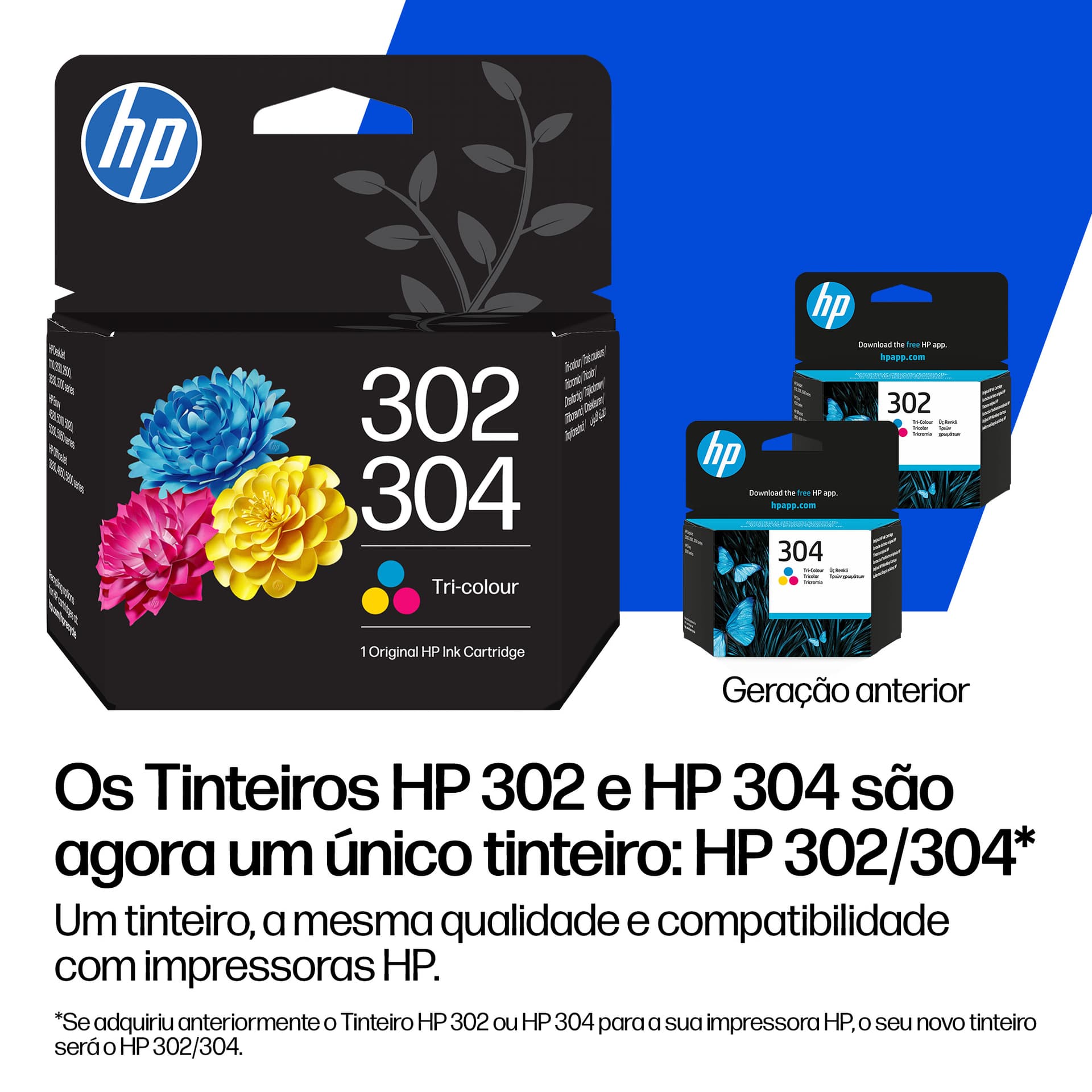 HP Tinteiro 302XL/304XL Preto Original — miniatura 3
