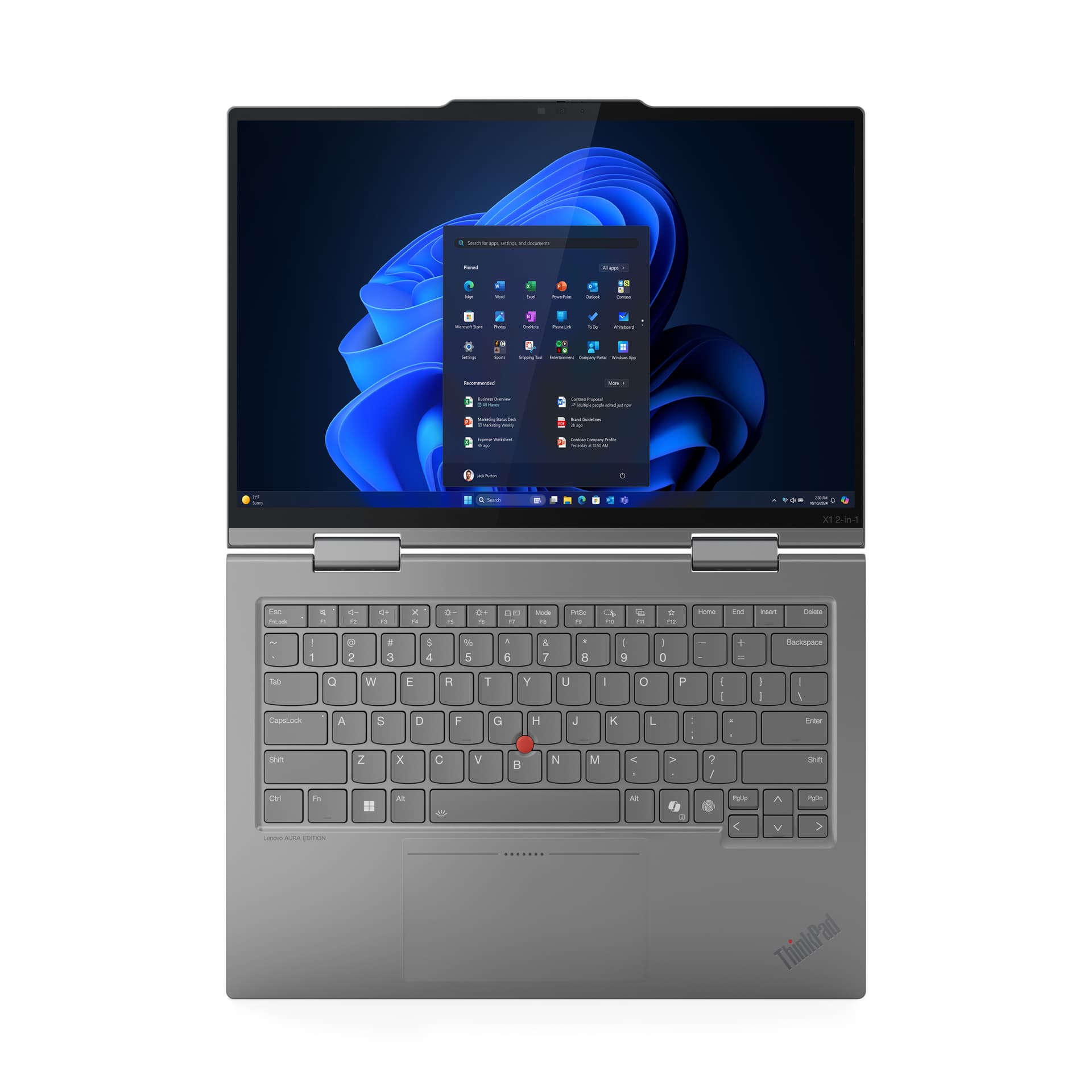 Lenovo ThinkPad X1 2-in-1 Gen 10 Aura Edition Copilot+ PC — miniatura 20