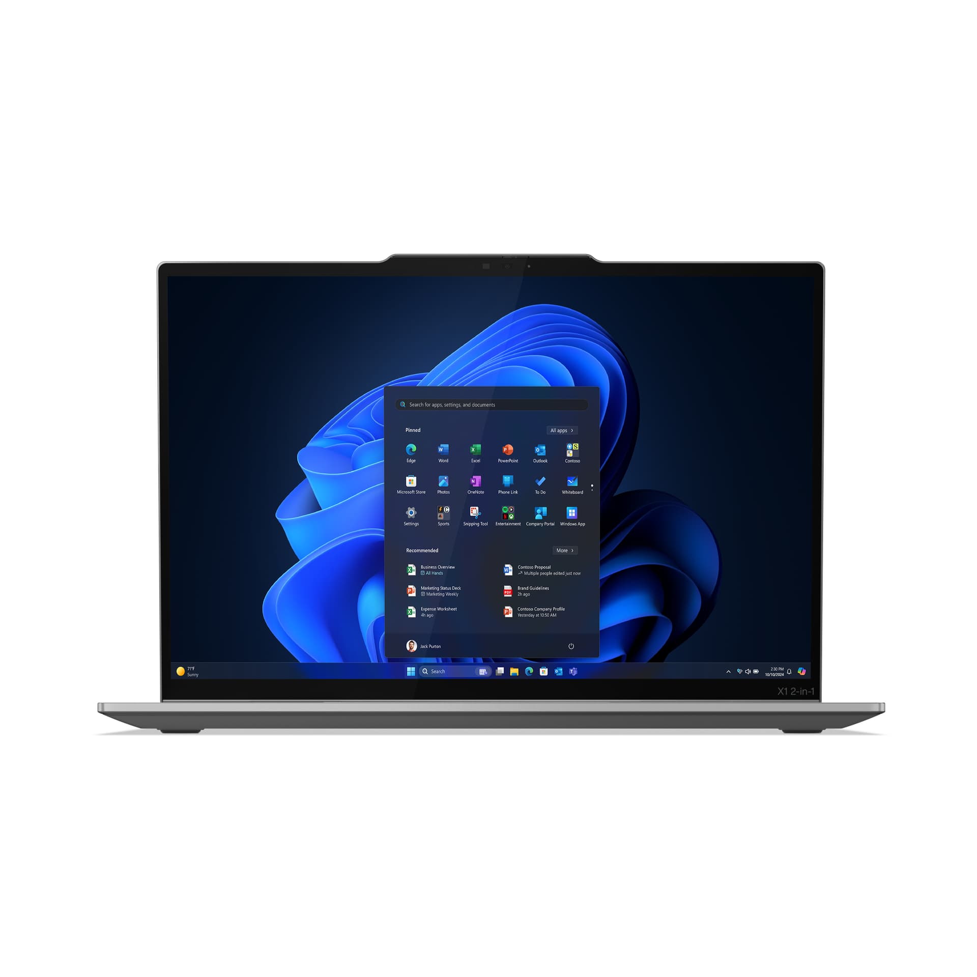 Lenovo ThinkPad X1 2-in-1 Gen 10 Aura Edition Copilot+ PC — miniatura 3