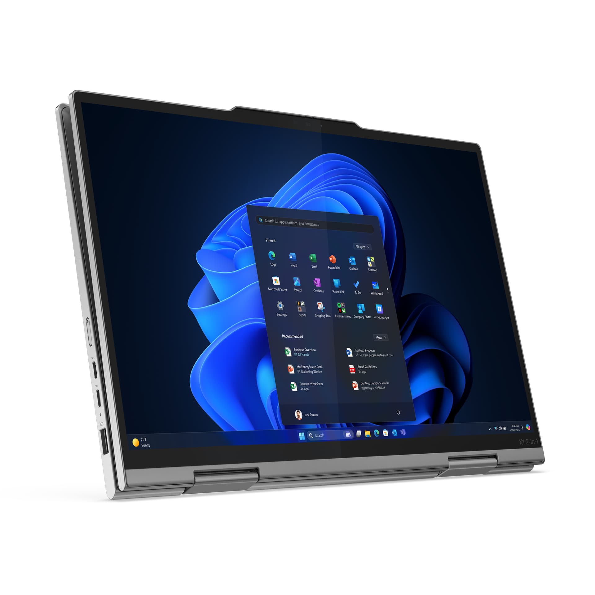 Lenovo ThinkPad X1 2-in-1 Gen 10 Aura Edition Copilot+ PC — miniatura 9