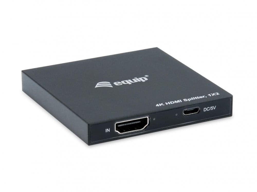 EQUIP MULTIPLICADOR ULTRA SLIM 2PORT HDMI SPLITTER USB POWERED — miniatura 1