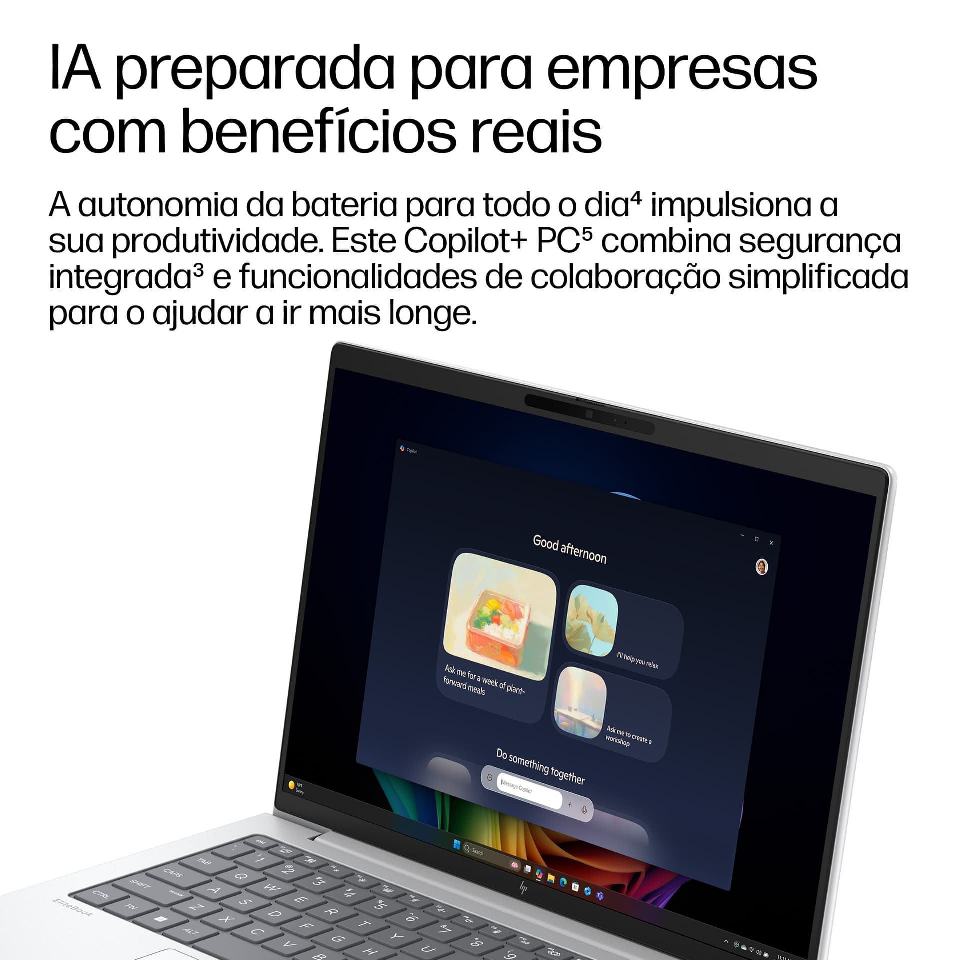 HP Elitebook 6 G2q 14 AI Qualcomm Snapdragon X2E8410 14inch WUXGAAGOLEDUWVA 32GB DDR5 512GB SSD WEBCAM FPS W11P 1Y, miniatura 11