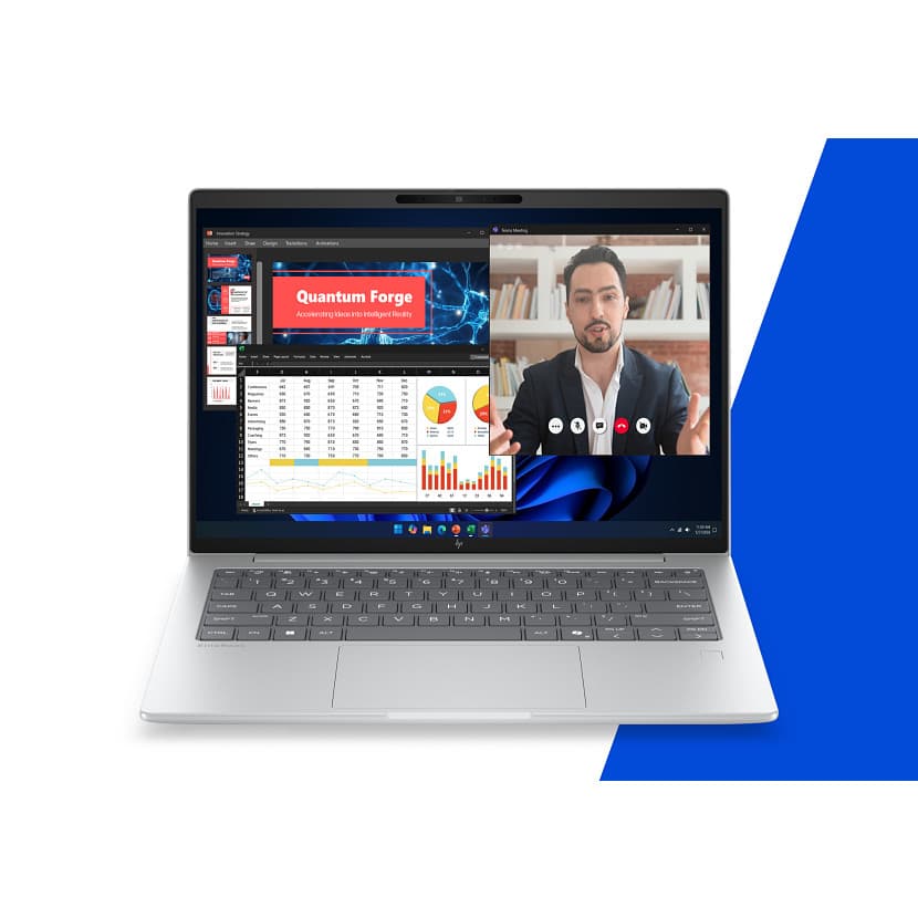 HP Elitebook 6 G2q 14 AI Qualcomm Snapdragon X2E8410 14inch WUXGAAGOLEDUWVA 32GB DDR5 512GB SSD WEBCAM FPS W11P 1Y, miniatura 13