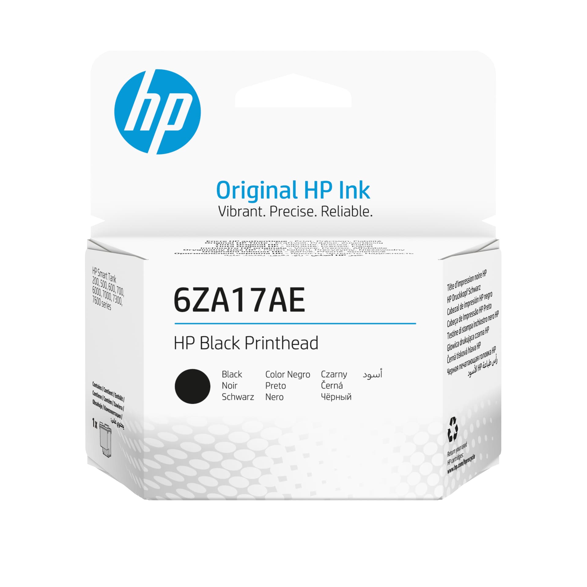 HP Cabeça de impressão Preto 6ZA17AE, miniatura 1