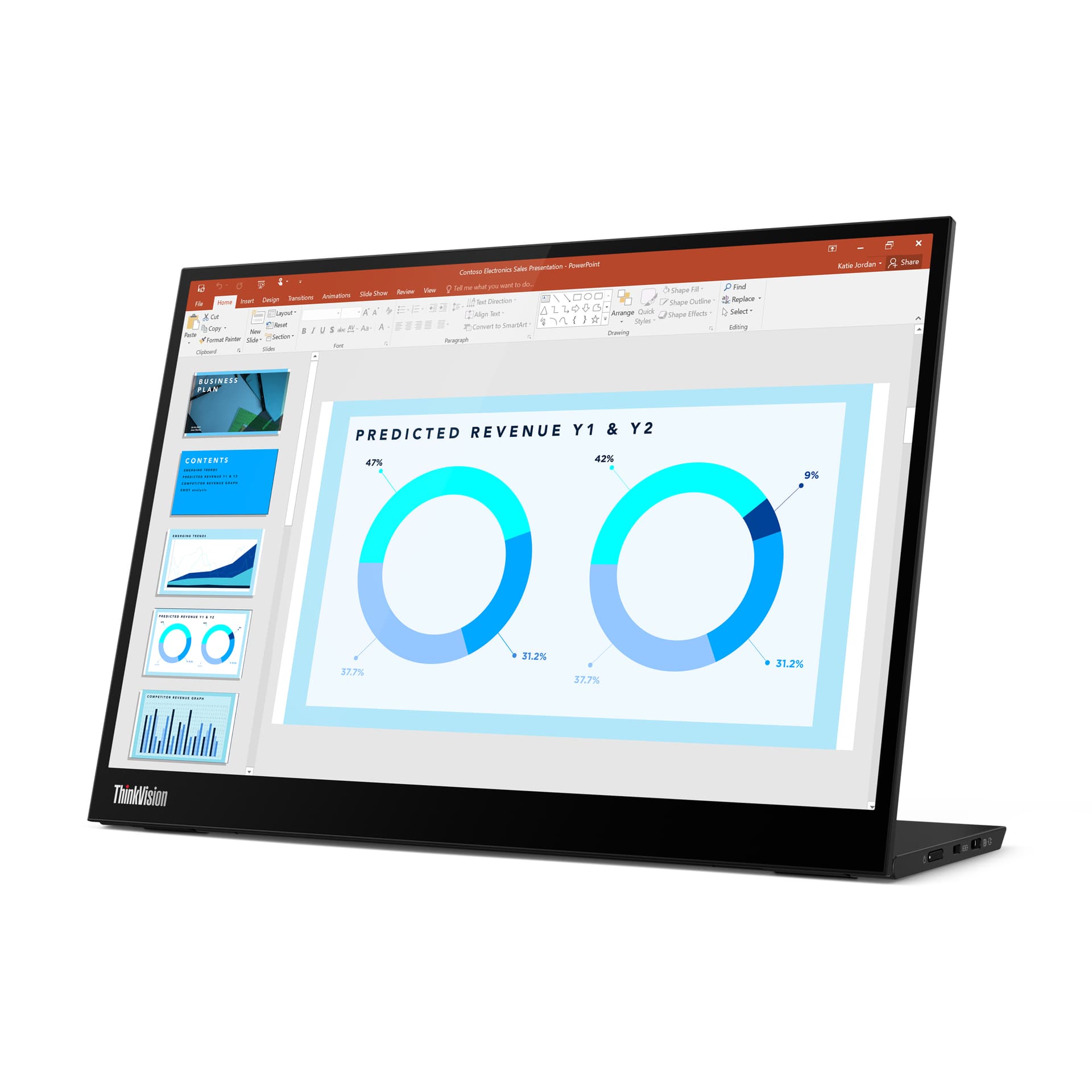 Lenovo ThinkVision M14d Monitor — miniatura 5