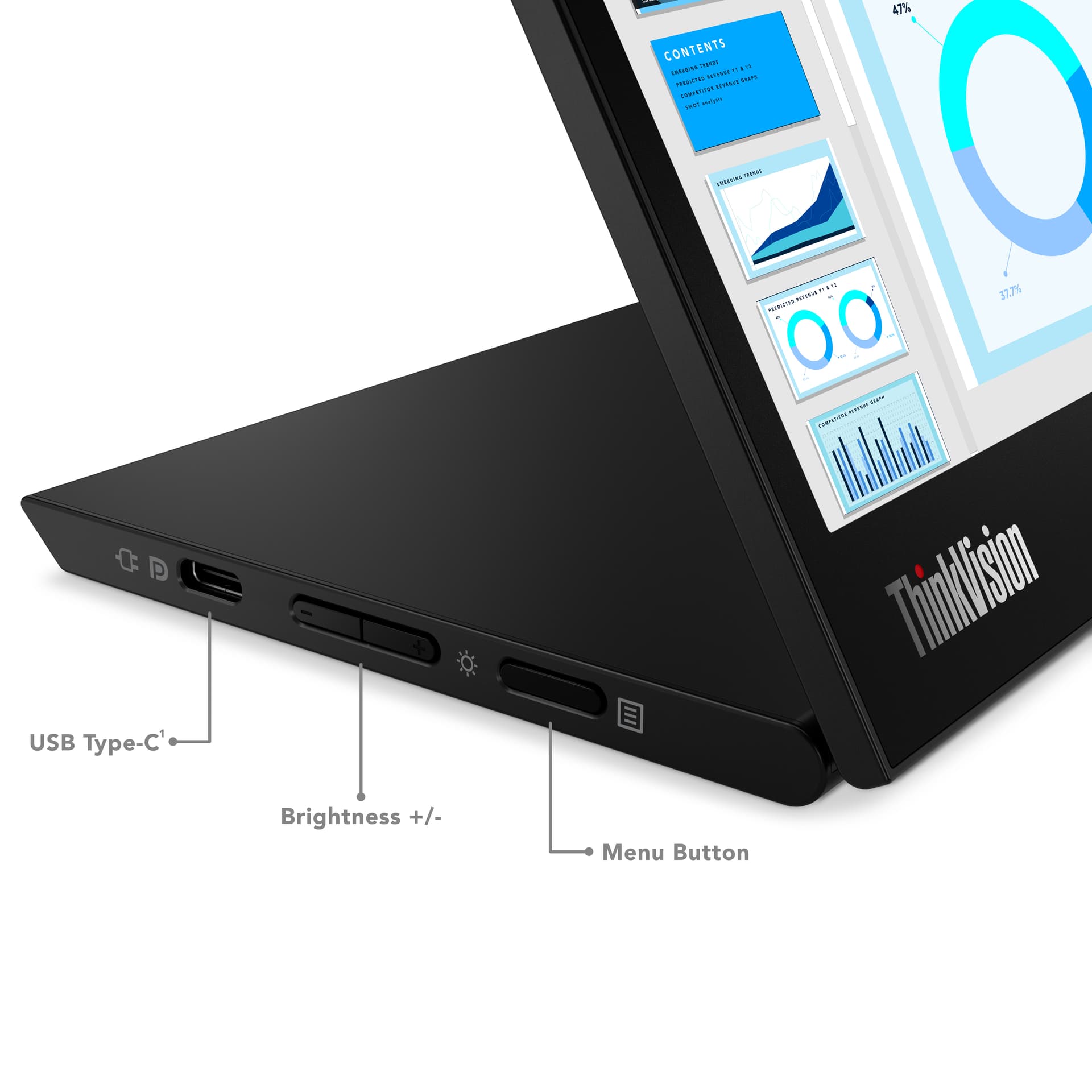Lenovo ThinkVision M14d Monitor — miniatura 10