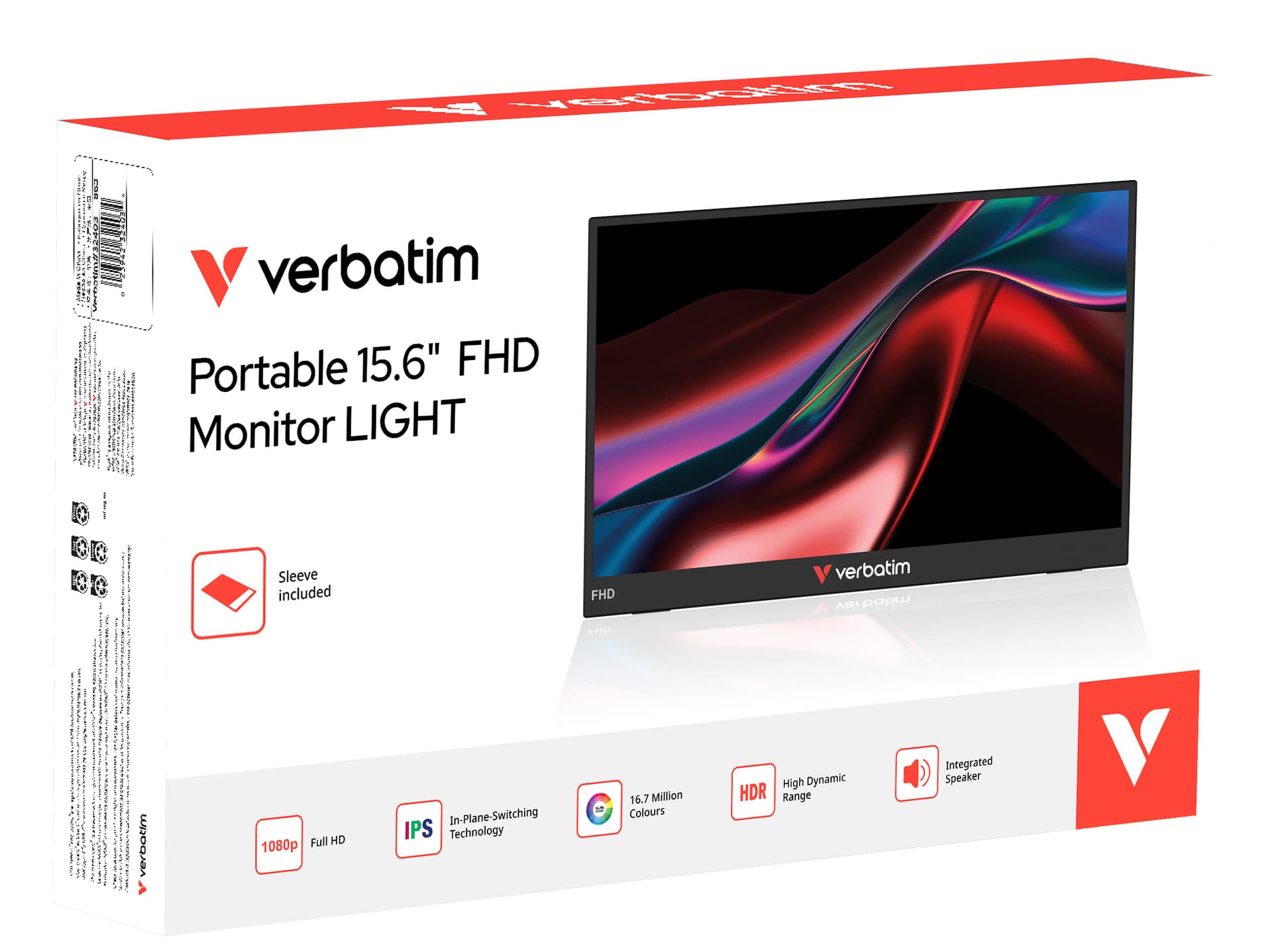 Verbatim Portable 15.6" FHD Monitor LIGHT — miniatura 6