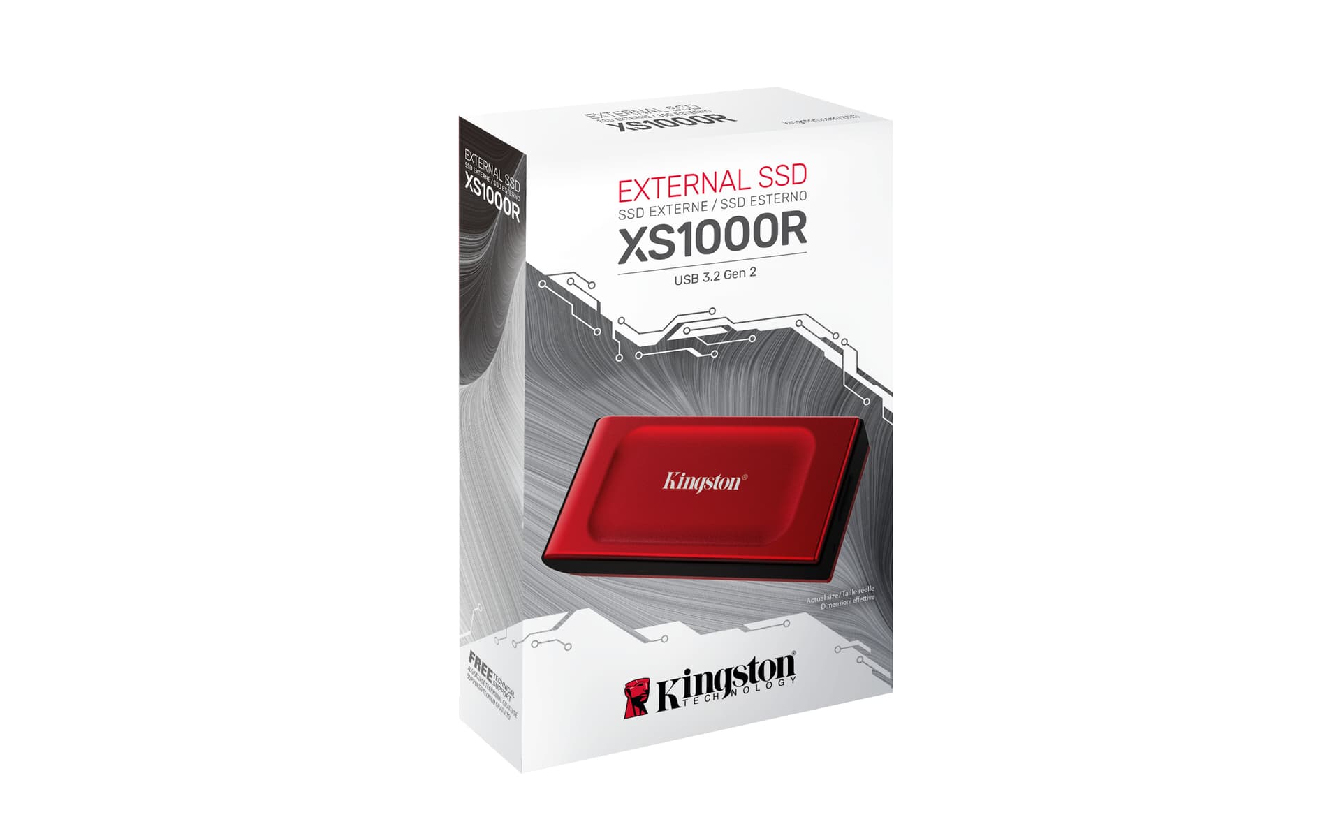Kingston Technology XS1000 Red, miniatura 5