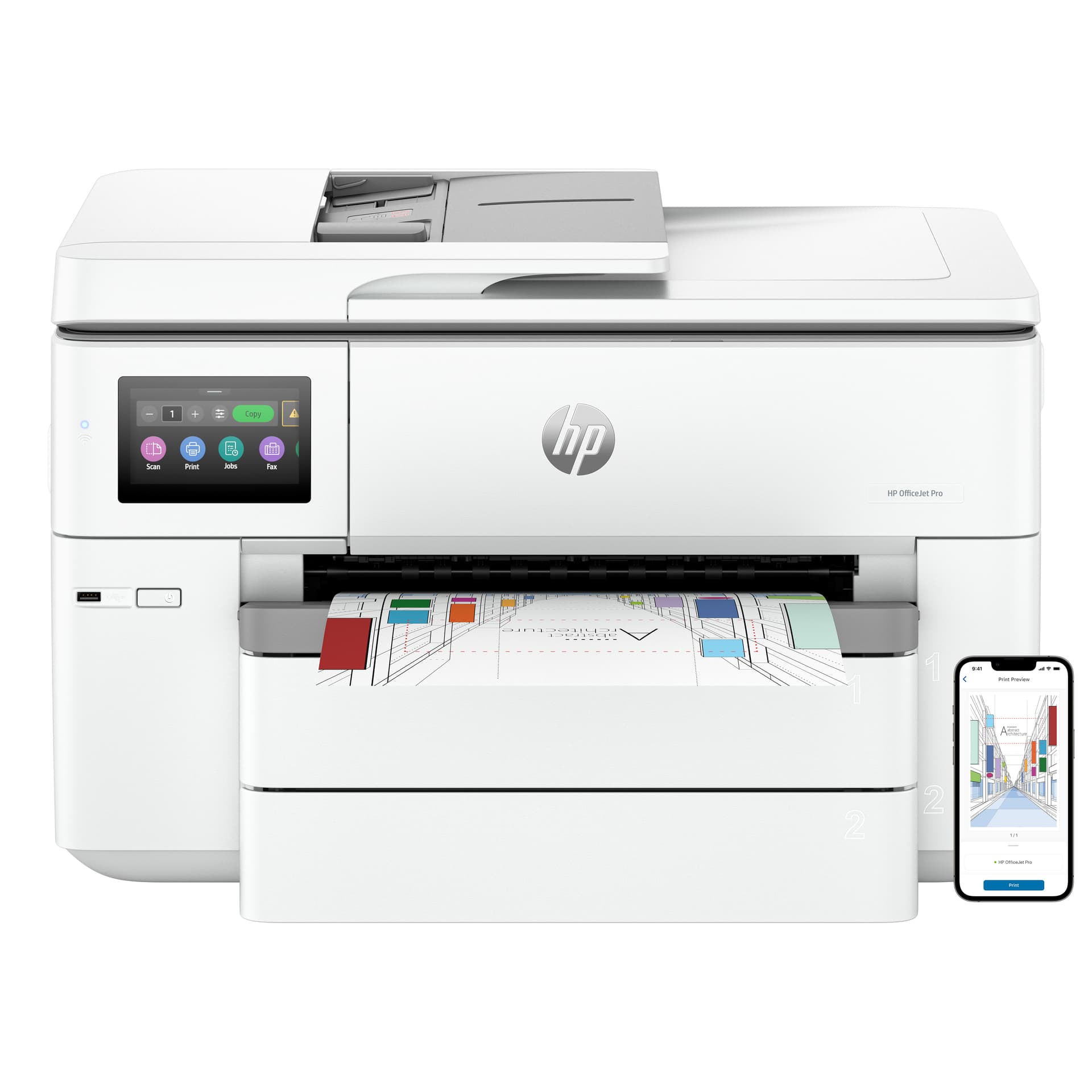 HP OfficeJet Pro Cor Impressora, miniatura 10