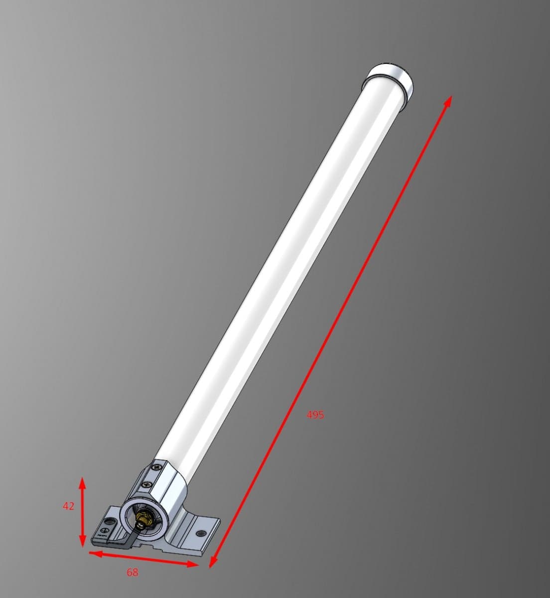Mikrotik LoRa Omni Antenna Kit 6.5dBi 824-960MHz with SMA Female connector, miniatura 4