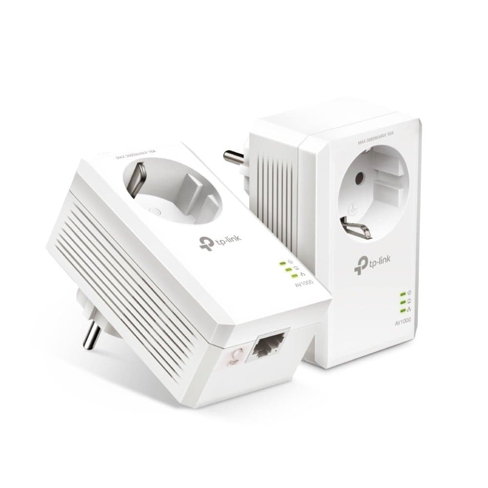 TP-LINK POWERLINE AV1000 PLC KIT WITH AC PASSTHROUGH — miniatura 1