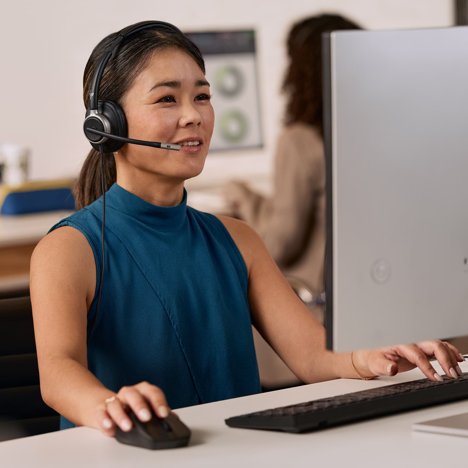 HP Poly Headset monaural USB com fios Mission 815 (a granel) — miniatura 11