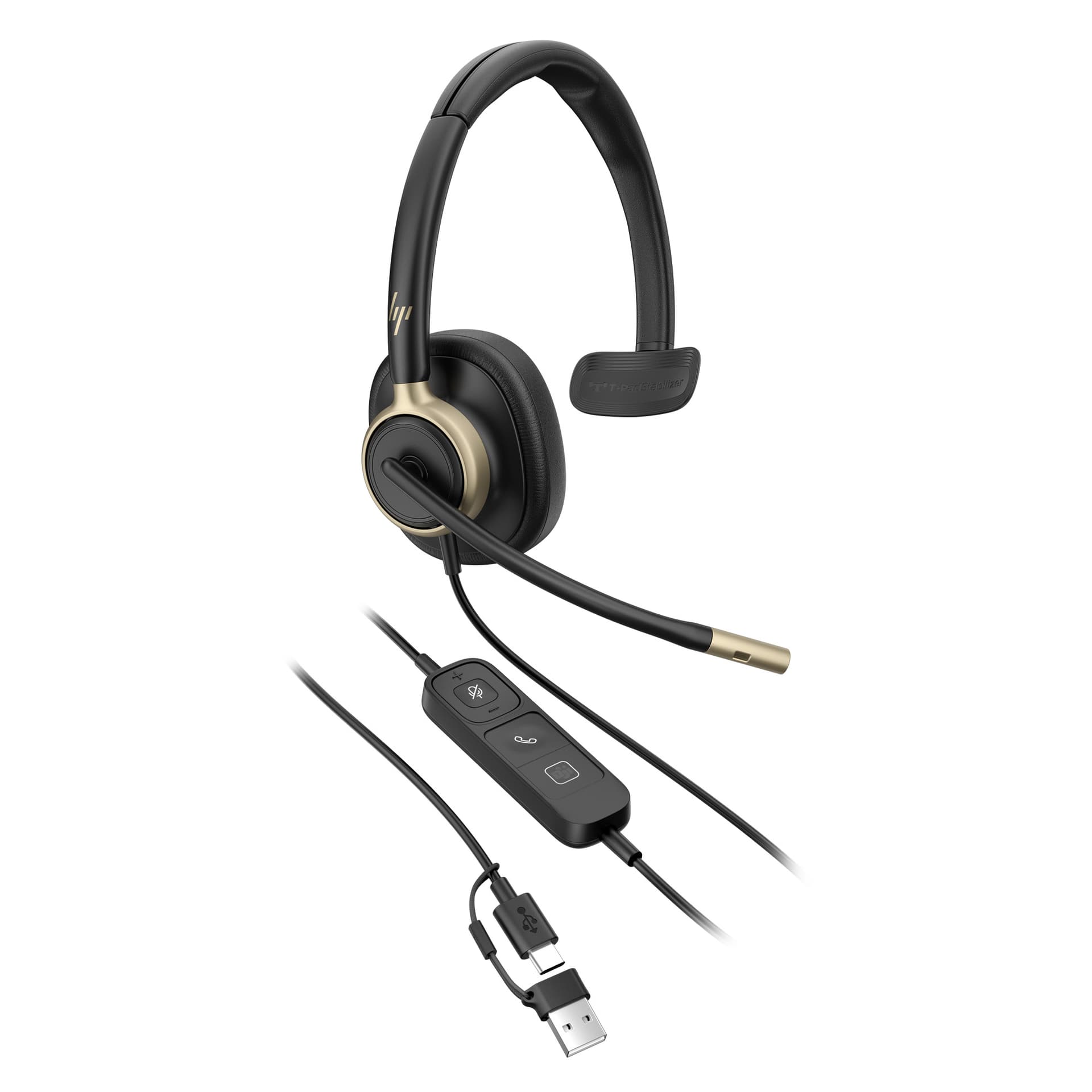 HP Poly Headset monaural USB com fios Mission 815 (a granel) — miniatura 8