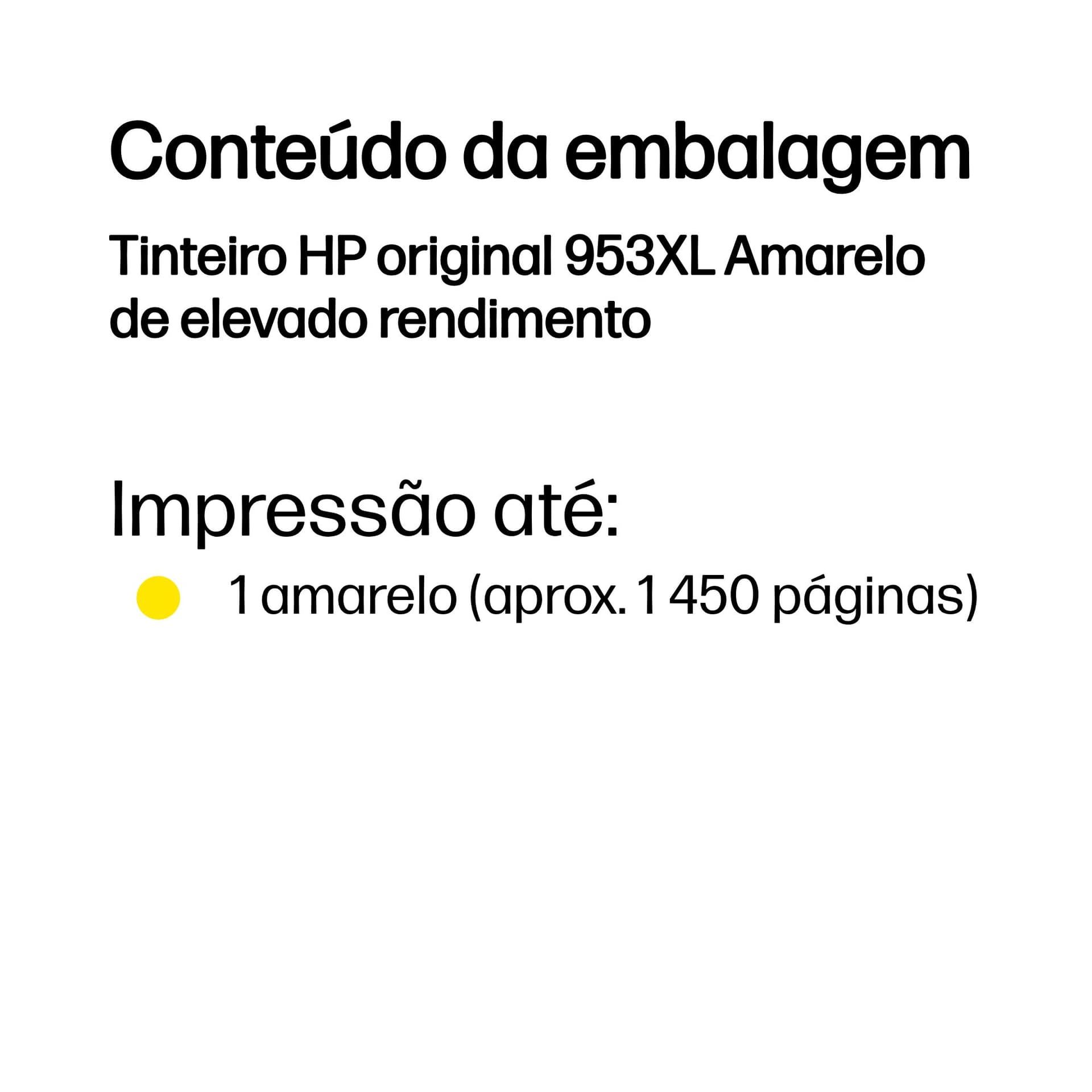 HP Tinteiro original 953XL Amarelo de elevado rendimento — miniatura 3