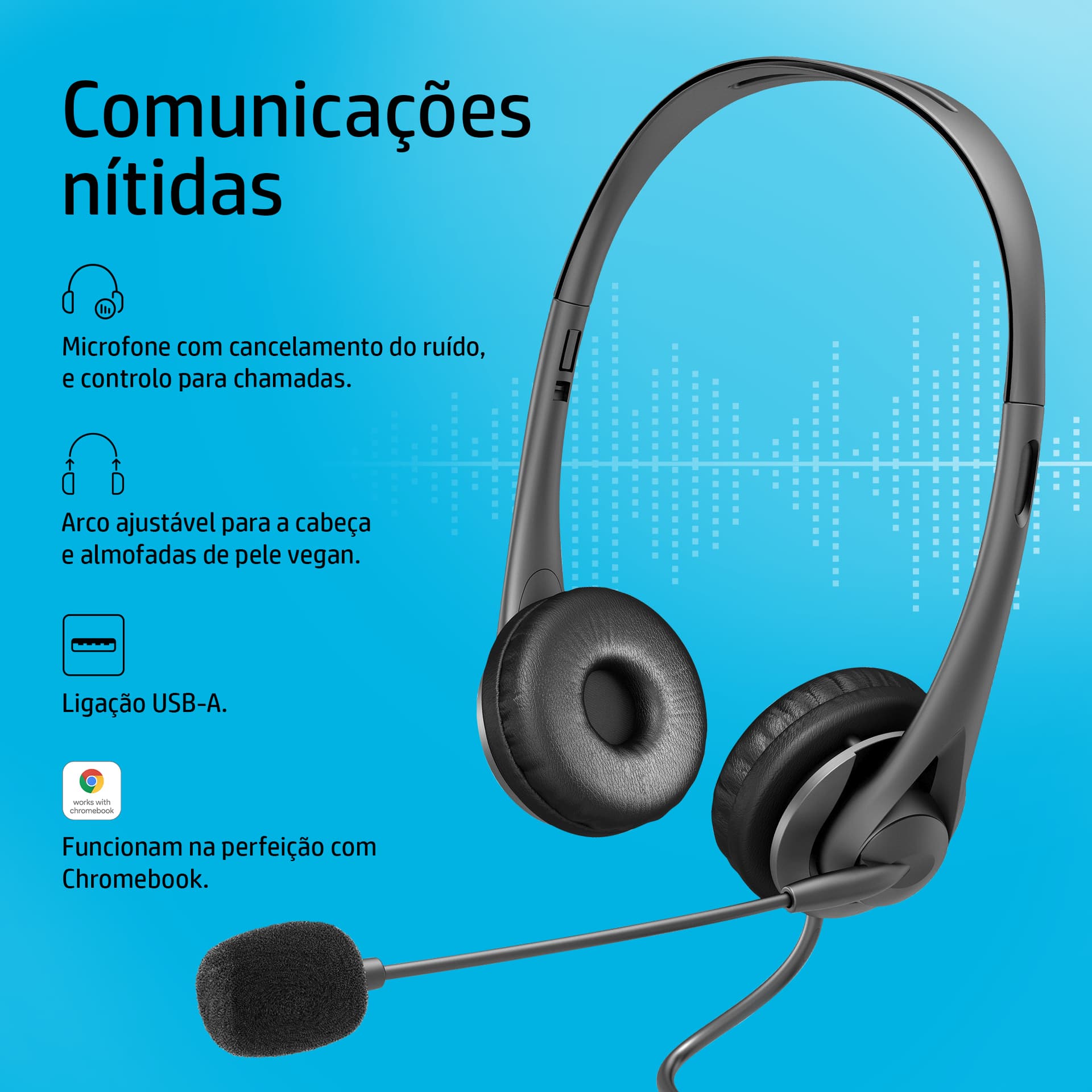 HP Auscultadores estéreo USB G2, miniatura 4