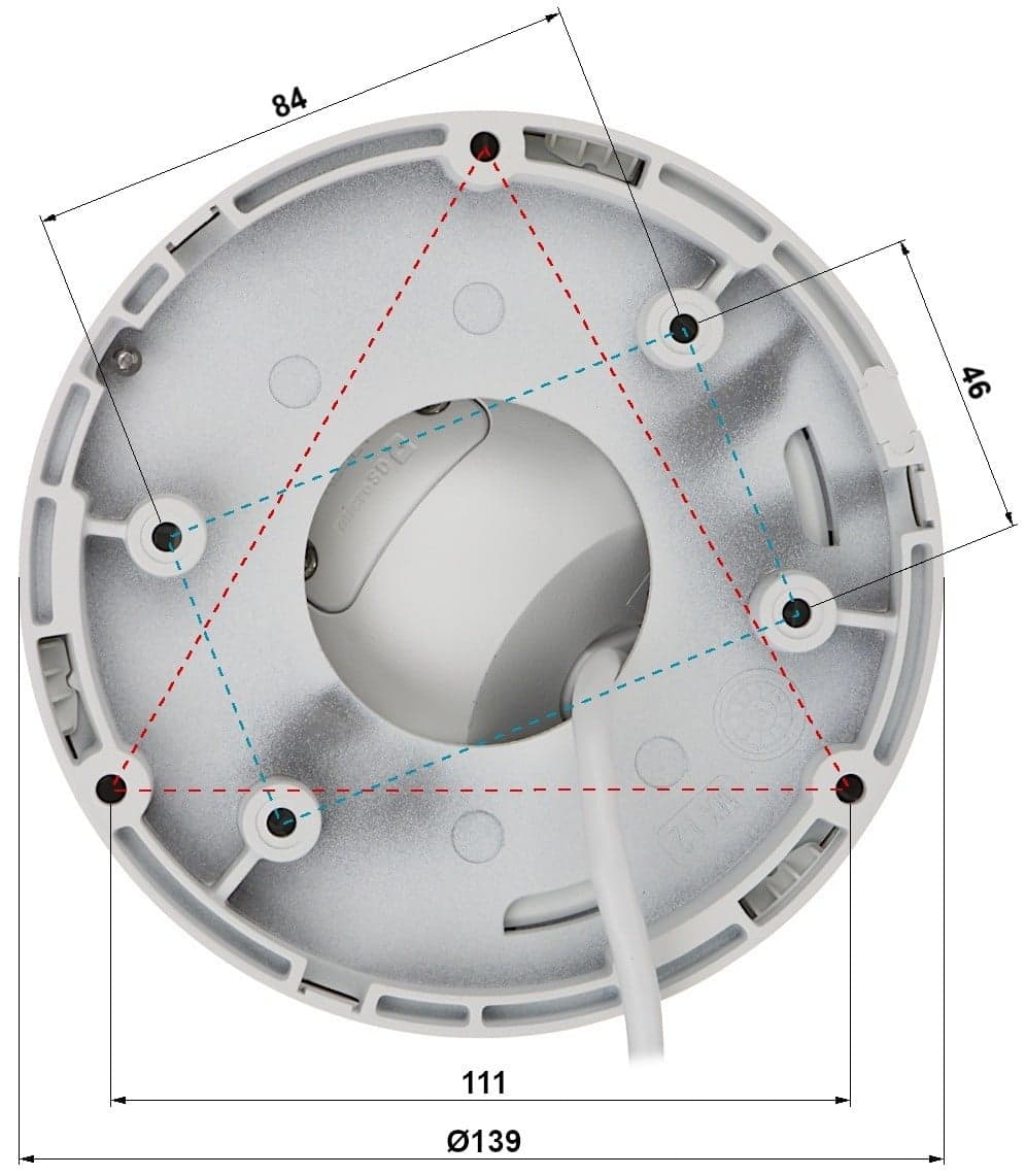 Hikvision DS-2CD2347G2H-LIU(4mm)(eF) 4 MP Smart Hybrid Light with ColorVu Fixed Turret Network Camera, miniatura 5