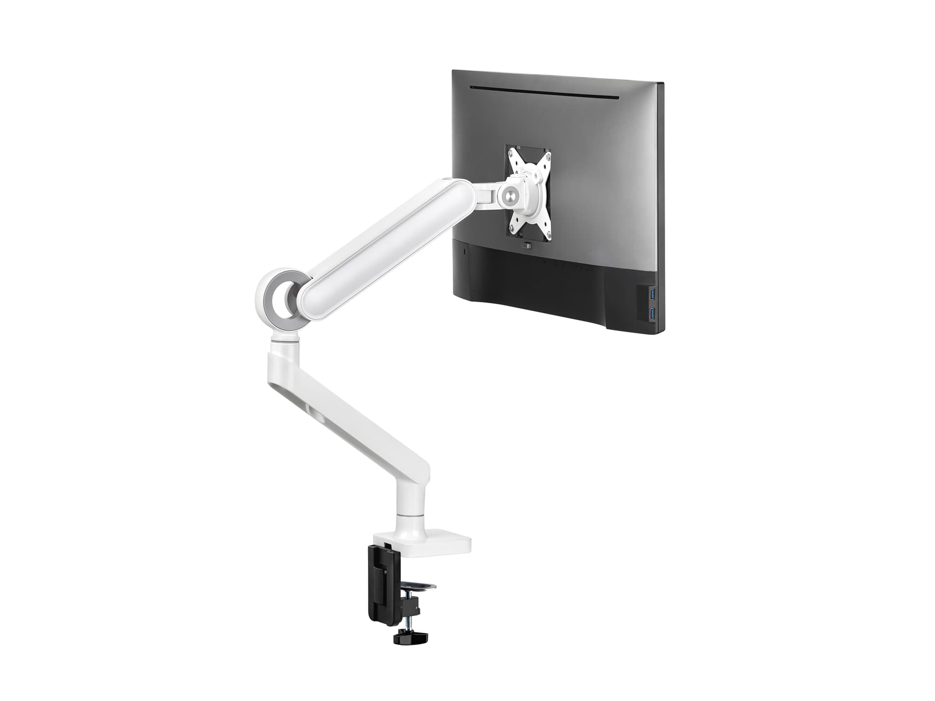 Equip Suporte de montagem de secretária para monitor Premium 17“-35”, branco — miniatura 3