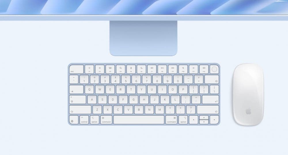 Apple iMac 24P Retina 4.5K display: Apple M6 12C CPU/12C GPU, 16GB, 256GB SSD - Blue, miniatura 5