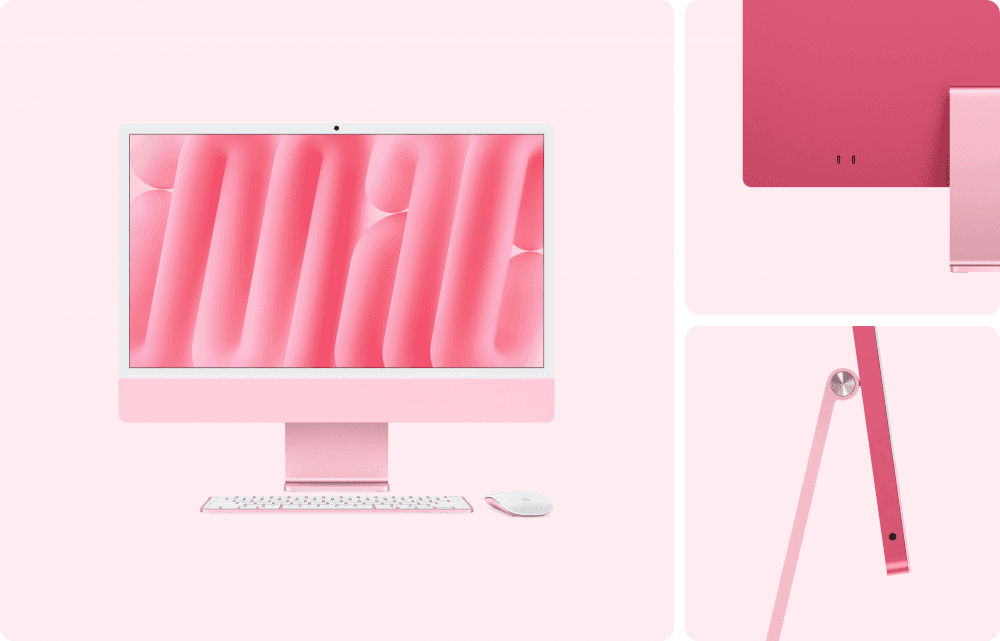 Apple iMac 24P Retina 4.5K display: Apple M6 12C CPU/12C GPU, 16GB, 512GB SSD - Pink, miniatura 1