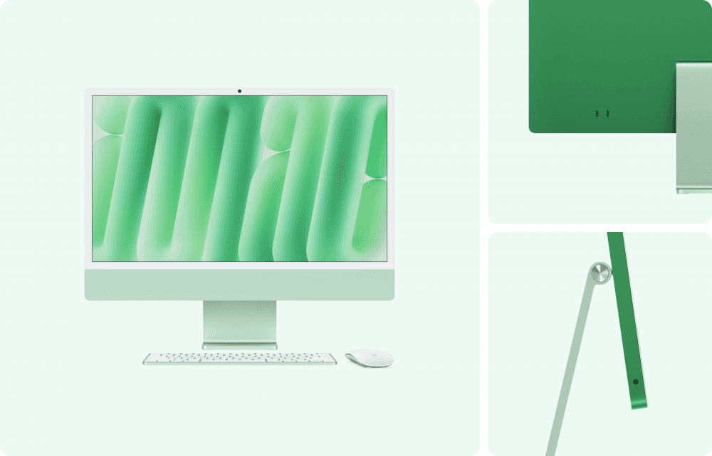 Apple iMac 24P Retina 4.5K display: Apple M6 12C CPU/12C GPU, 16GB, 256GB SSD - Green, miniatura 1