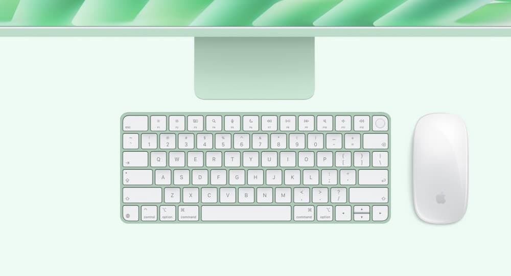 Apple iMac 24P Retina 4.5K display: Apple M6 12C CPU/12C GPU, 16GB, 256GB SSD - Green, miniatura 9