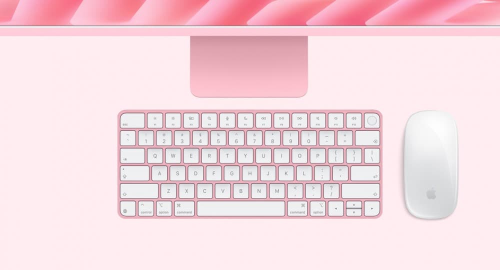 Apple iMac 24P Retina 4.5K display: Apple M6 12C CPU/12C GPU, 16GB, 256GB SSD - Pink, miniatura 5