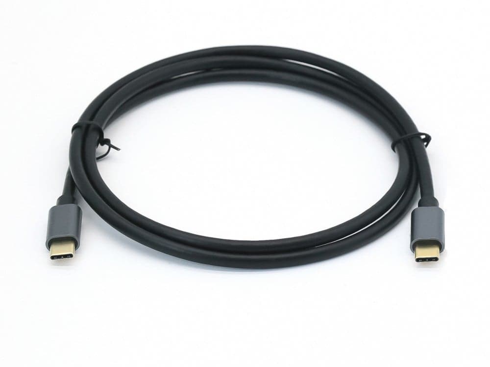 EQUIP CABO USB 3.2 GEN 2 C-C CABLE M/M 10G TRANSFER 5A 100W 0.5MT BLACK — miniatura 1