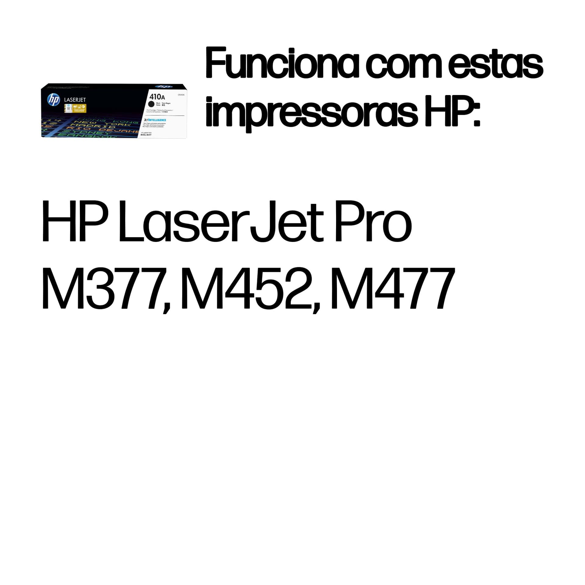 HP Toner LaserJet original 410A preto — miniatura 2