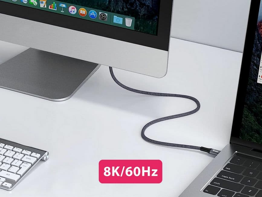Equip 128383 Cabo USB 4 Gen 3 C para C, M/M, 2,0 m, PD3.1 240 W, 8K/60 Hz, 40 Gbps, preto — miniatura 6