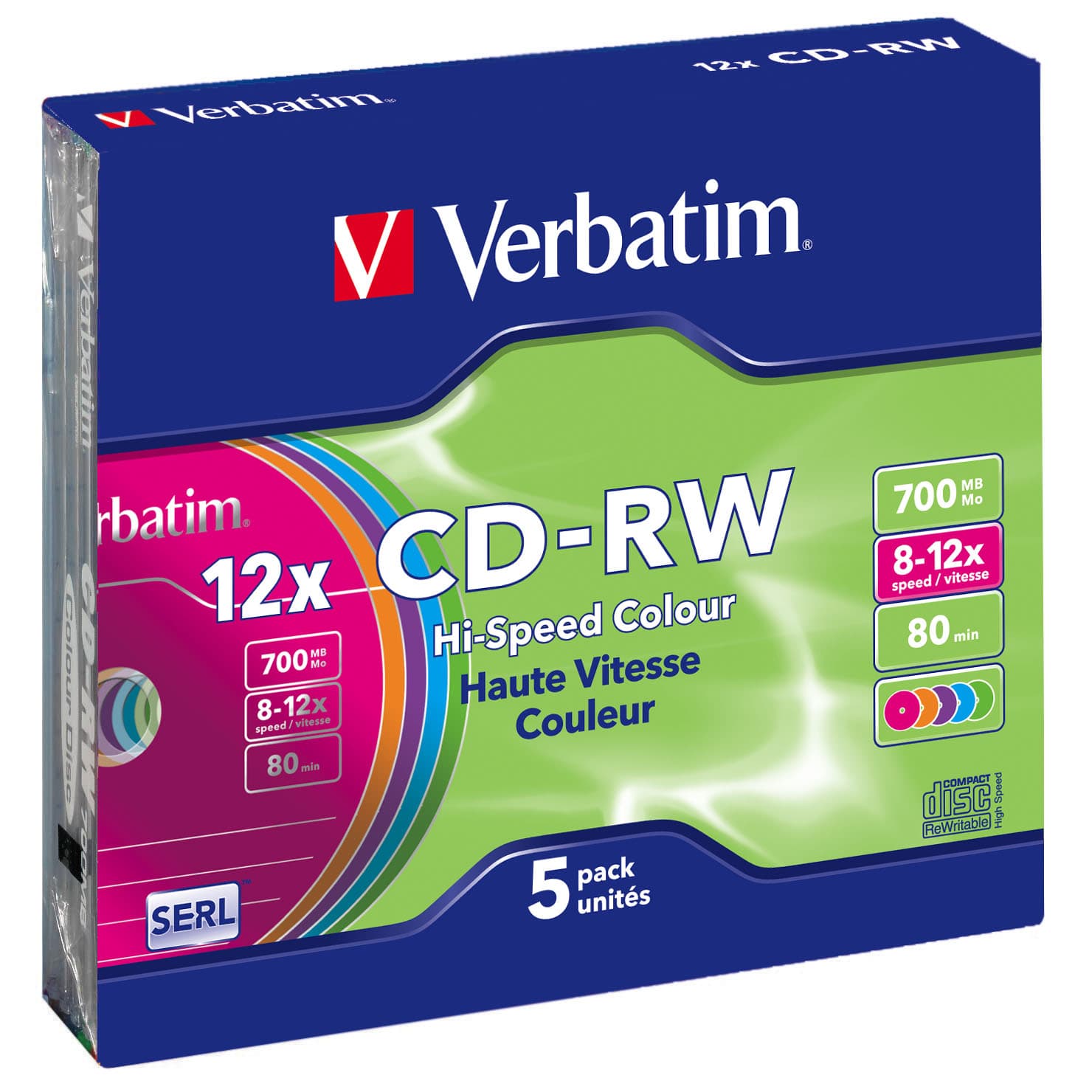 Verbatim CD-RW Colour 12x — miniatura 2