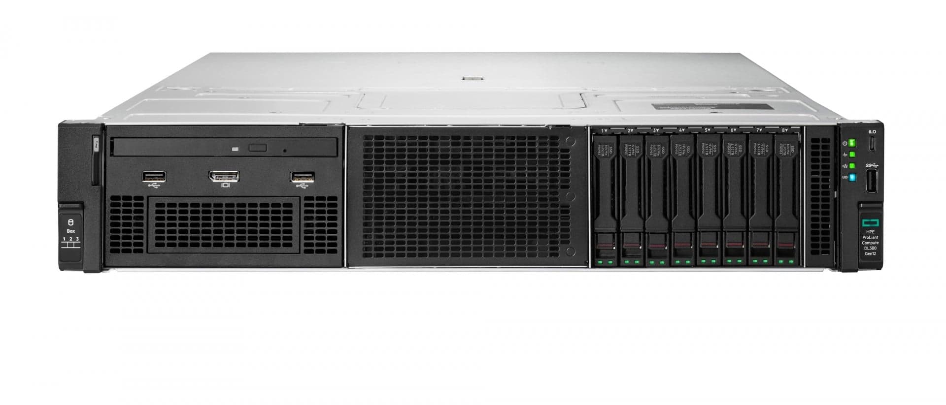 HPE ProLiant Compute DL380 Gen12 6507P 8c 1P 2x32GB-R 8SFF MR408i-o 2x480GB SSD 2x1000W PS EU Server — miniatura 3