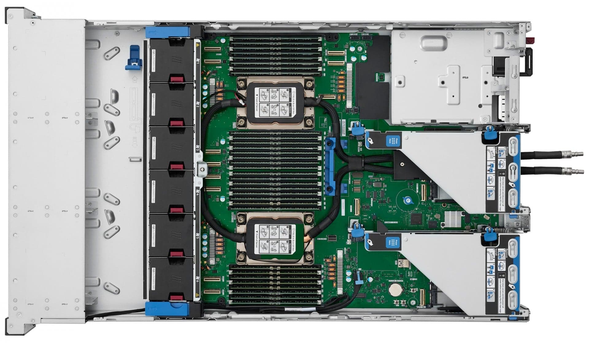 HPE ProLiant Compute DL380 Gen12 6507P 8c 1P 2x32GB-R 8SFF MR408i-o 2x480GB SSD 2x1000W PS EU Server — miniatura 4
