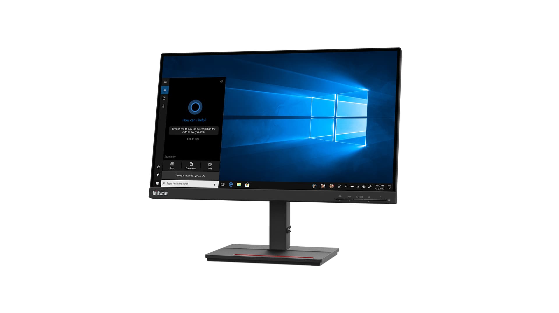 Lenovo ThinkVision S22e-20 Monitor, miniatura 2