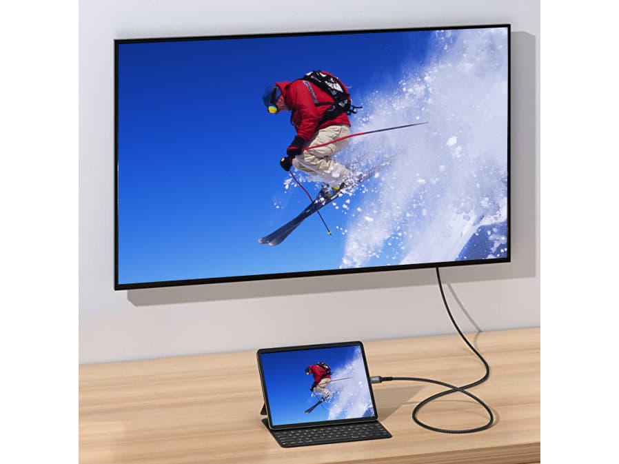 EQUIP CABO USB-C TO DISPLAYPORT M/M 8K/60HZ ALUMINUM SHELL 2.0MT — miniatura 5