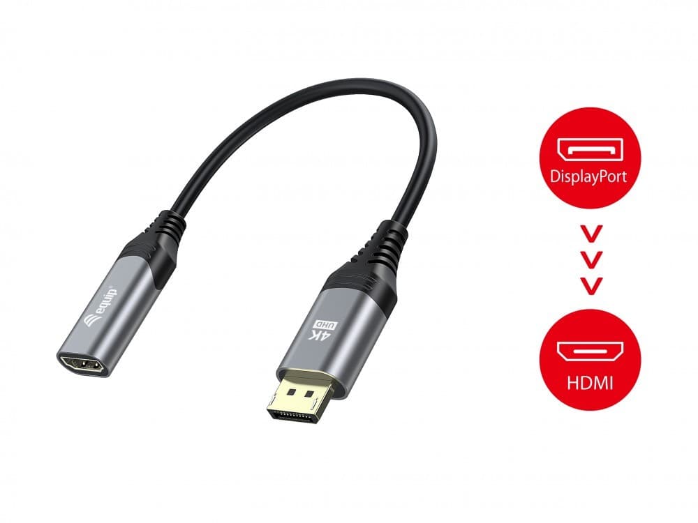 EQUIP ADAPTADOR DISPLAYPORT 1.2 PARA HDMI 4K/60Hz — miniatura 5
