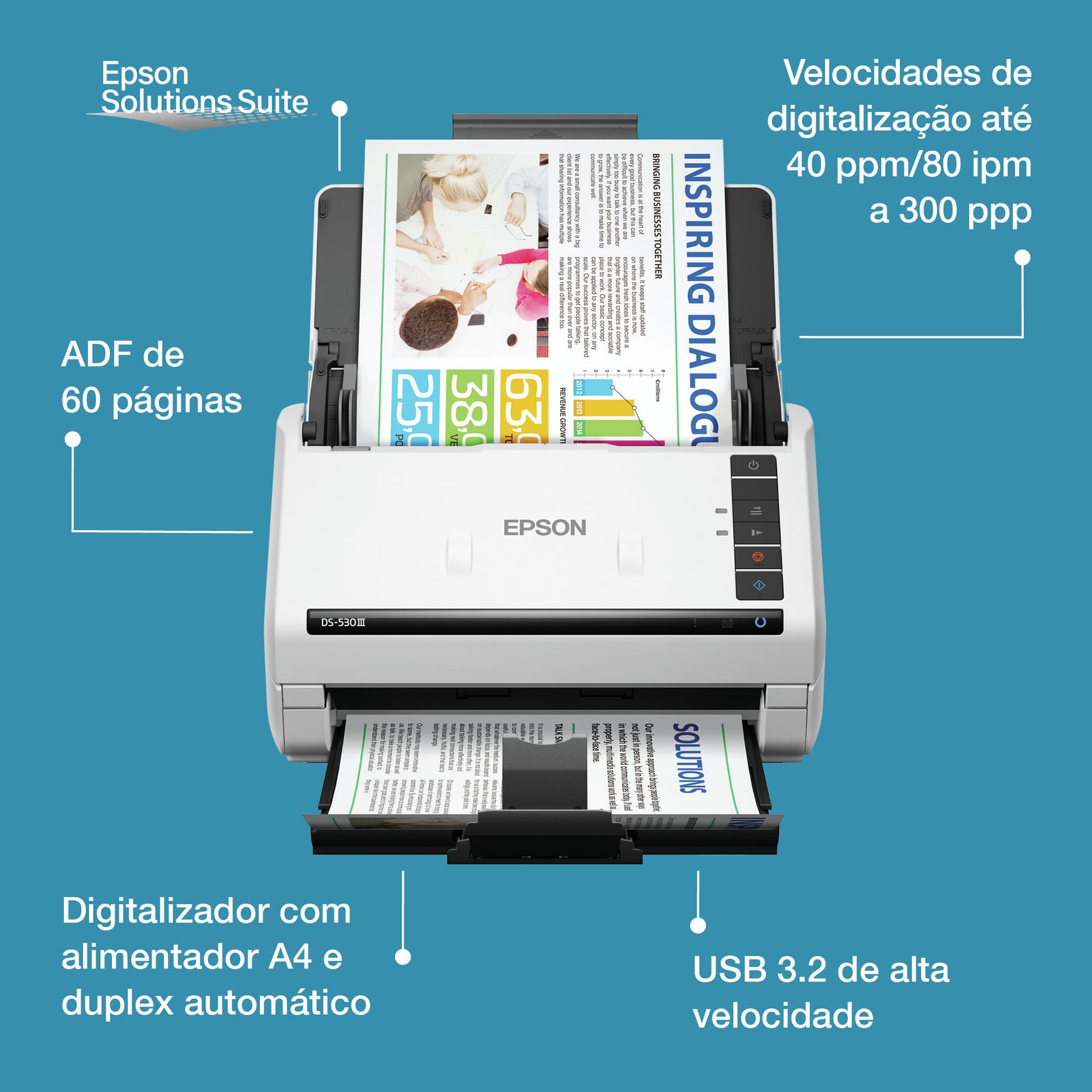 Epson WorkForce DS-530III, miniatura 1