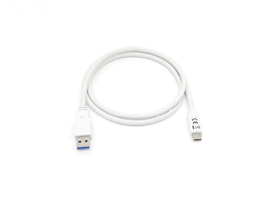 EQUIP CABO USB 3.2 GEN 1 C TO A CABLE M/M 5G TRANSFER 3ª 1.0MT WHITE — miniatura 5