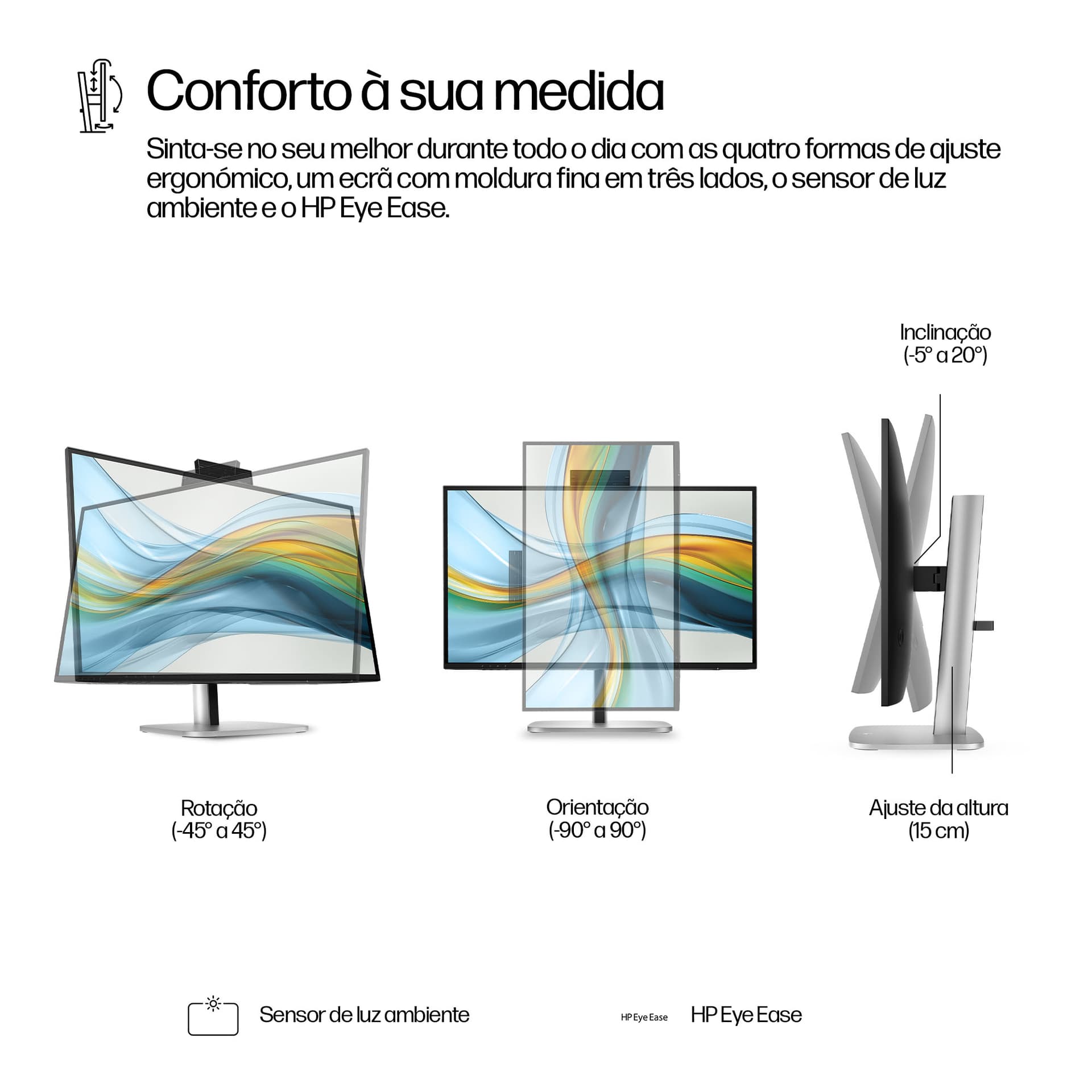 HP Series 5 Pro Monitor QHD USB-C para videoconferência Série 5 Pro de 27 polegadas - 527pm, miniatura 7