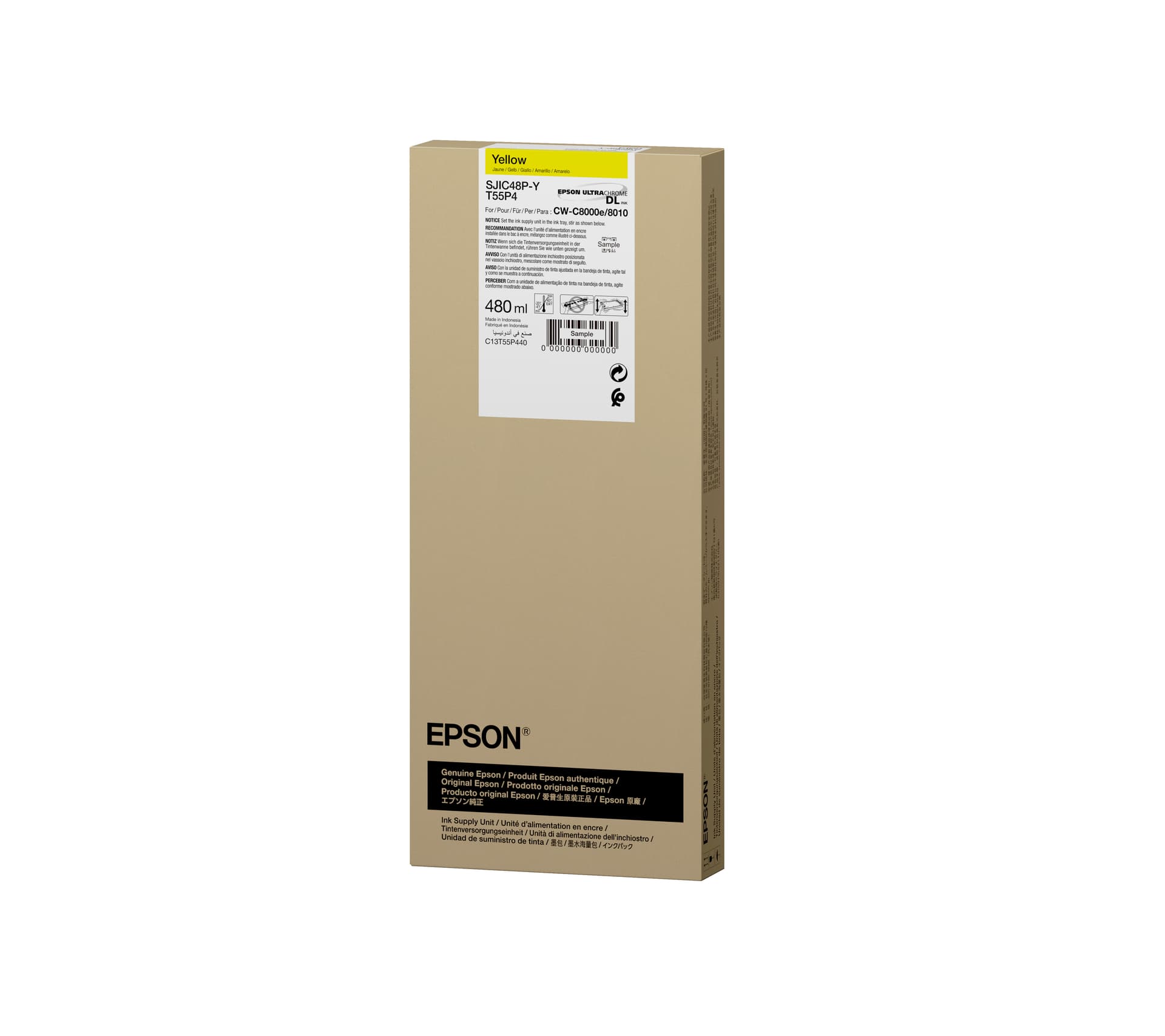 Epson SJIC48P-Y Yellow ink cartridge for ColorWorks C8000e — miniatura 2