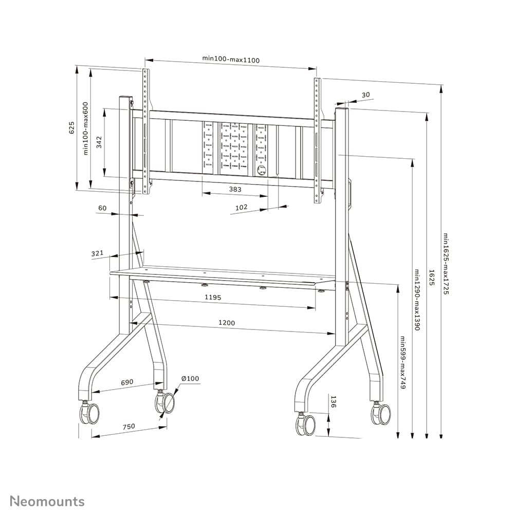 Neomounts FL50-575BL1, miniatura 19