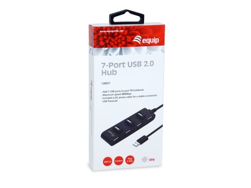 EQUIP LIFE HUB 7PORT USB C/ ALIMENTAÇÃO BLACK #PROMO 2026# — miniatura 4