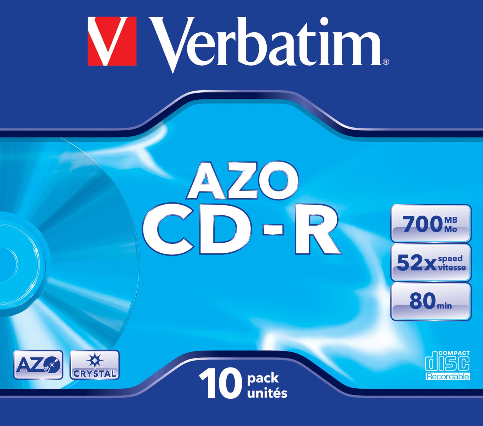 Verbatim CD-R AZO Crystal — miniatura 2
