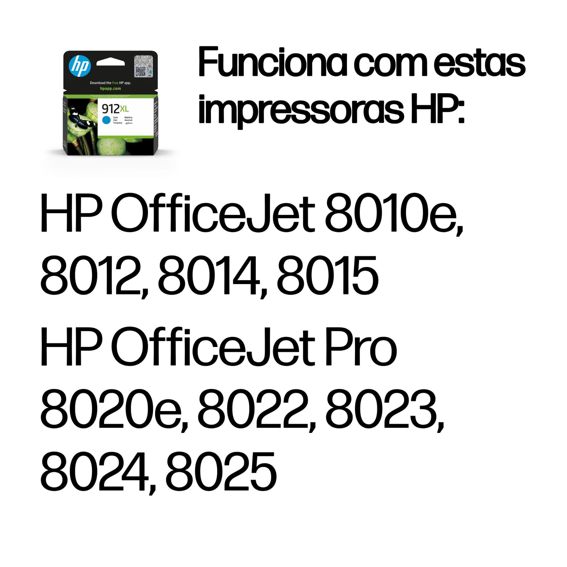HP Tinteiro Original 912XL Ciano de elevado rendimento — miniatura 2
