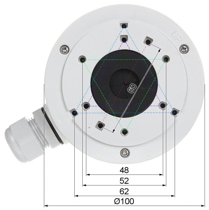 HIKVISION CAIXA DE JUNÇÃO BRANCO — miniatura 3