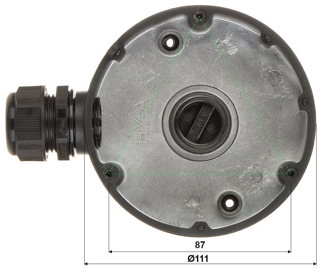 Hikvision DS-1280ZJ-DM18(Black) Junction box, miniatura 3