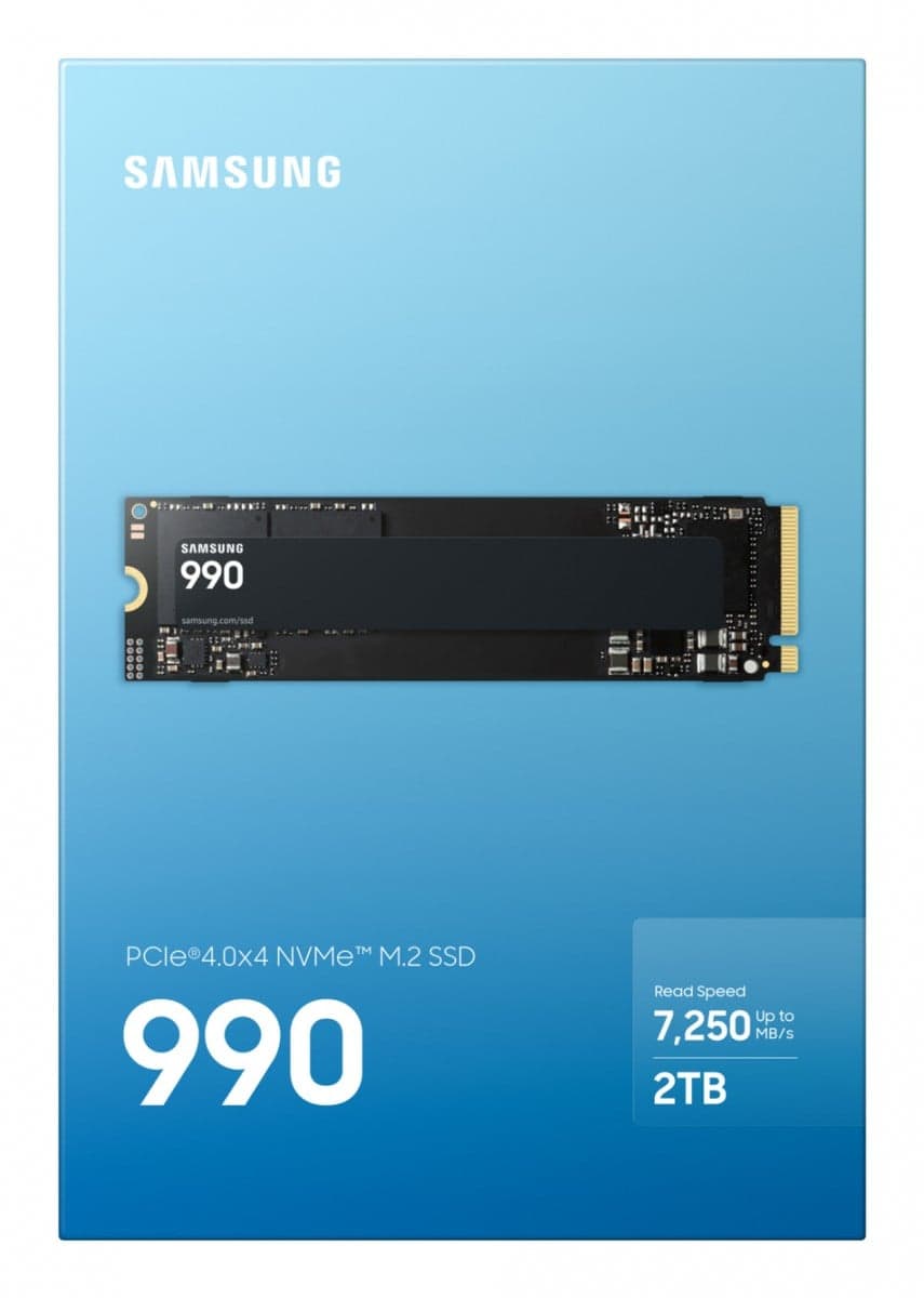 SAMSUNG SSD 2TB 990 V-NAND 2280 NVME PCIE 4.0 HMB — miniatura 5