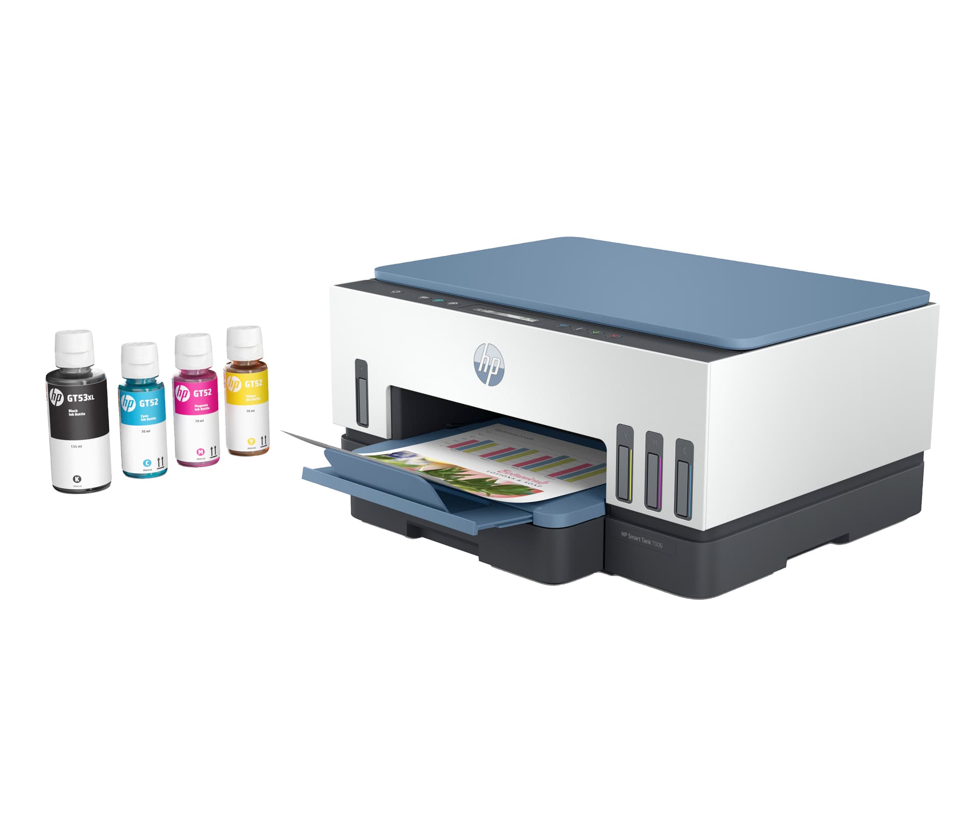 HP Smart Tank 7006 Sem fios All-in-One Cor Impressora, Impressão frente e verso; Copiadora, scanner, miniatura 15